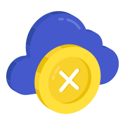 Delete cloud icon