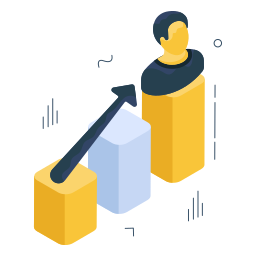 Employee growth icon