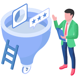 Business funnel icon