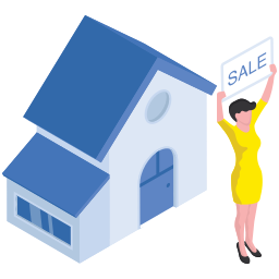 Property seller icon