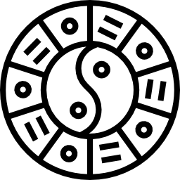 ying yang icono