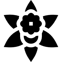 gele narcis icoon