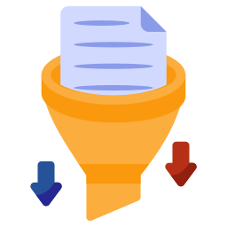 Document filtration icon