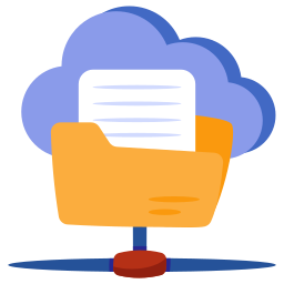 Cloud folder icon