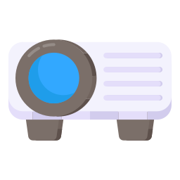 projecterende machine icoon