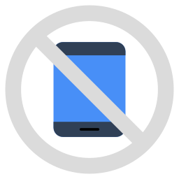 Stop phone icon