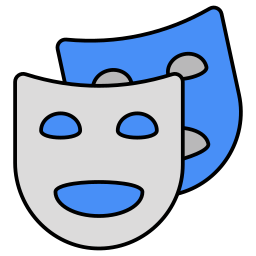 maschere di espressione icona