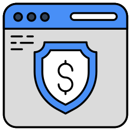 seguridad financiera icono