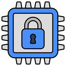 seguridad del procesador icono