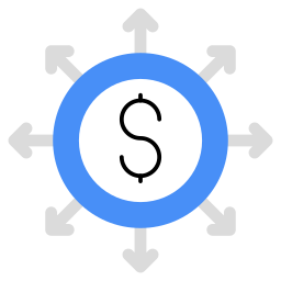 financieel netwerk icoon