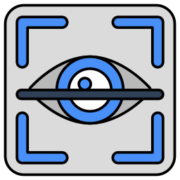 scansione oculare icona