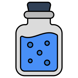botella de liquido icono