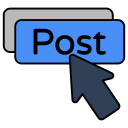 insigne de poste Icône