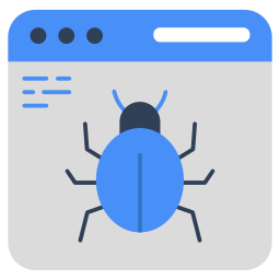 Infected webpage icon