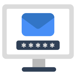 Secure mail icon