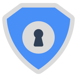 scudo di sicurezza icona