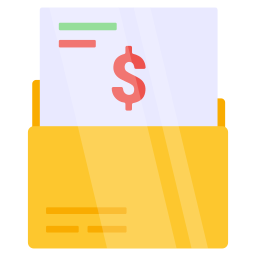financieel document icoon