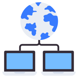Global connectivity icon