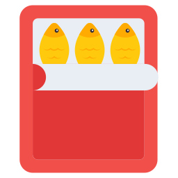 Refrigerator seafood icon