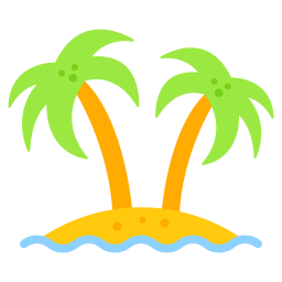 kokospalmen icoon