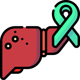 Liver cancer icon