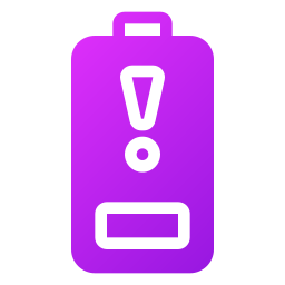 バッテリー残量が少ない icon