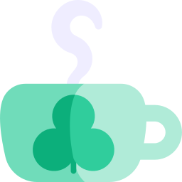 irlandzka kawa ikona