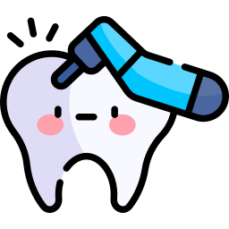 trapano per denti icona