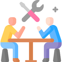 Working together icon