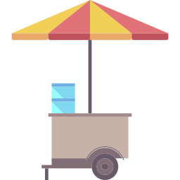 Food stall icon