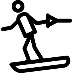 Water ski icon
