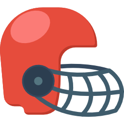 Hockey helmet icon