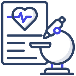 Heart report icon