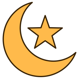 Crescent moon icon