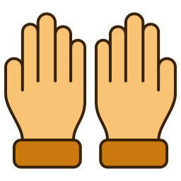 Praying hands icon