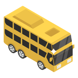 autobus à impériale Icône