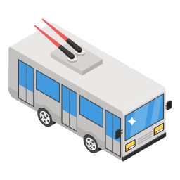 Trolley bus icon