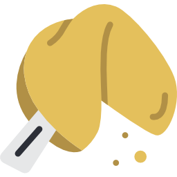 Fortune cookie icon