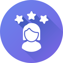 Rating stars icon