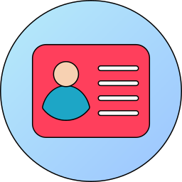 Business card icon