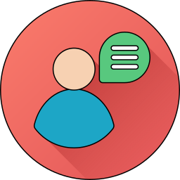 Chat bubble icon