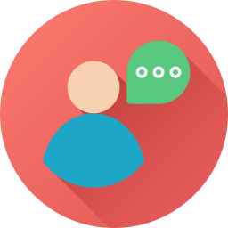 Chat bubble icon