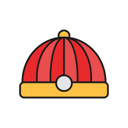 chiński kapelusz ikona