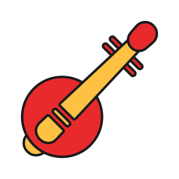 chitarra arpa icona
