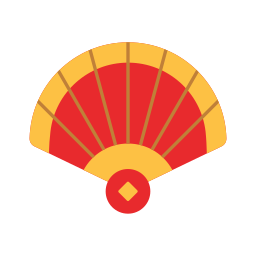 Folding fan icon