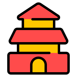 Chinese temple icon