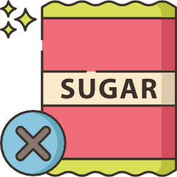 senza zucchero icona