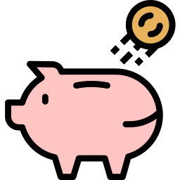 Piggy bank icon