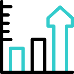 diagramme à bandes Icône