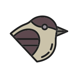 martín pescador icono